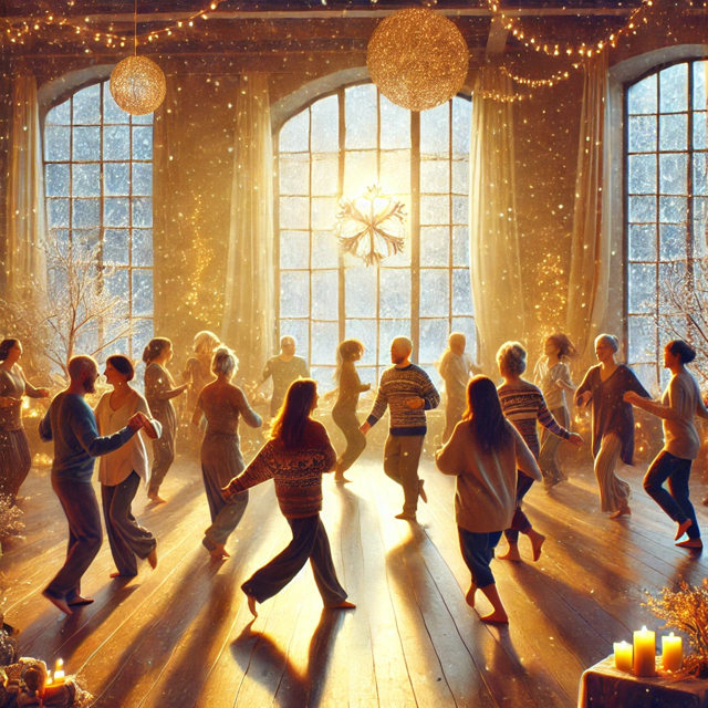 dansen in de winter